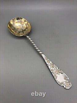 Victorian Sterling Silver Serving Spoon, Goldsmiths & Silversmiths, London, 1887