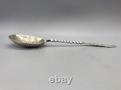 Victorian Sterling Silver Serving Spoon, Goldsmiths & Silversmiths, London, 1887