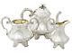 Victorian Sterling Silver Three Piece Tea Set By Joseph Angell Ii 1850s