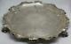 Victorian Sterling Silver Footed Salver Barnard Brothers C. 1876 Dia 13+ 27+oz Tr