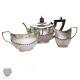 Victorian Antique Sterling Silver Hallmarked Tea Set Teapot London 1894