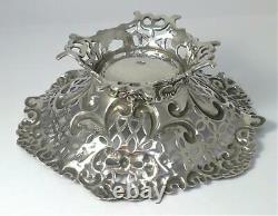 Victorian hallmarked Sterling Silver Bonbon/Nut Dish 1895 by Comyns (93g) 1