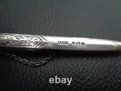 Victorian silver chatelaine letter opener