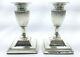 Victorian Solid Sterling Silver Pair Of Neoclassical Urn-shaped Candlesticks