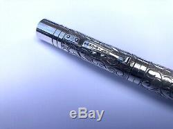 Yard-O-Led Solid silver Viceroy Grand Victorian Fountain Pen