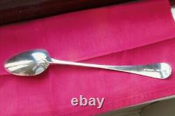 1839 Feuilles Victoriennes, Solides Silver Basting/gravy Spoon, Par John & Henry Lias
