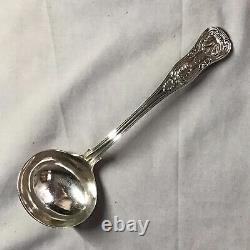 1840 Spoon De Soupe Modèle Rois D'argent Massif Par Chawner & Co. 73.09g
