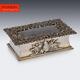 Antique 19e C Solide Victorien Silver-gilt Presentation Snuff Box C. 1891