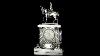Antique 19èmec Argent Massif Victorien La 12ème Royal Lancers Horloge C 1890