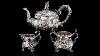 Antique 19thc Victorian Solid Silver Teniers Bachelor Tea Set John Figg 1859
