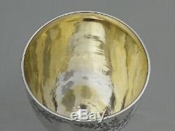 Antique En Argent Sterling Solide 1893 Victorienne Goblet 17.5cm 162g (1373-9 / Vks)