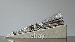 Antique Silver Posy Titulaire Victorian Hallmarked Silver Tussie Mussie Nosegay