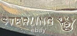 Antique Sterling Minaudiere Nécessaire Pour La Toilette Et L'argent Compact