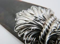 Antique Victorian Sterling Argent & Faux Tortoiseshell Page Turner Hallmarked