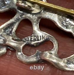 Antique Victorian Sterling Silver Crown Crest Châtelaine 32g Beautiful Piece