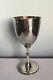 Antique Victorienne En Argent Massif Gravé Goblet 1875