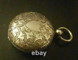 Antiquité Victorian 1885-86 Birmingham Solid Silver Pleine Affaire Souveraine / Mint