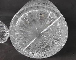 Argent Rimmed Lourd Coupe Verre Spirit Dates De Décanter 1972