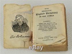 Argent Victorienne Fob Case & Miniature Dictionnaire Par Sampson Mordan & Co Hm 1893
