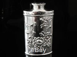 Chinese Export Argent Talc Flask Shaker, Hongxing C. 1900