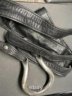 Cuir Noir Sterling Silver Elsa Peretti Tiffany & Co. Wrap Around Belt 46
