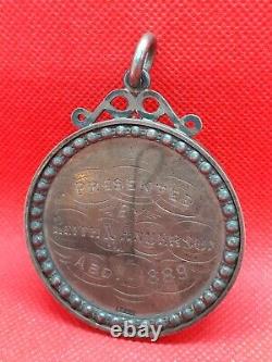 Énorme Médaille D'argent Agricole Provinciale Écossaise Aberdeen 1889 A&j Smith