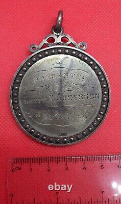 Énorme Médaille D'argent Agricole Provinciale Écossaise Aberdeen 1889 A&j Smith