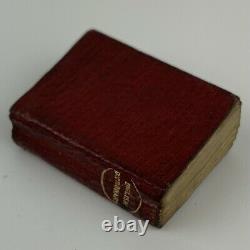 Fine Antique Sampson Mordan Co Dictionnaire Miniature Magnificateur Casé En Argent Massif