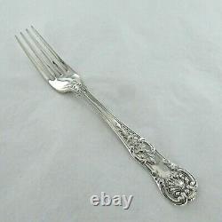 Good Antique Sterling Silver Set Of Six Fiddle Back Dessert Forks, Londres 1843
