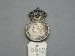 Grand Signet Commémoratif Du Jubilé De Diamant D'argent Victorien 1896
