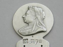 Grande Reine Victoria Diamond Jubilé Commemorative Silver Signet 1896