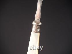 Harrison Brothers Howson Sheffield Sterling Mother Pearl Silver Epns Flatware