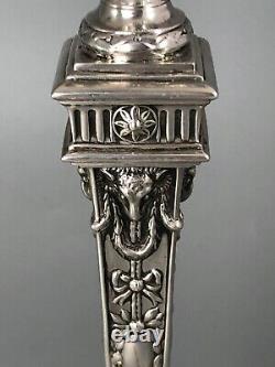 Lampe De Table En Argent De Style Néo-classique Victorien William Hutton Londres 1899 Bzx