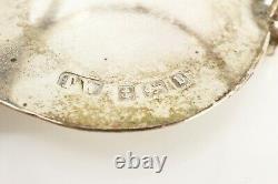 Miniature 925 Ensemble De Condiment En Argent Sterling. T Wooley Birmingham 1901. Nice1