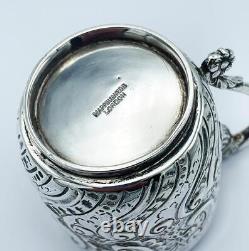 Mug de baptême en argent victorien, Londres 1901, Mappin & Webb