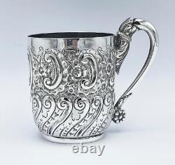 Mug de baptême en argent victorien, Londres 1901, Mappin & Webb