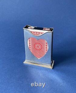 Novelty Solid Silver Playing Card Holder 1901 James Deakin & Sons Chester
