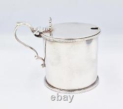 POT À MOUTARDE EN ARGENT STERLING VICTORIEN Londres 1853