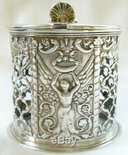 Prix ​​agricole De Superbe Pot De Moutarde En Argent Sterling D'époque Victorienne Antique