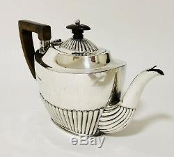 Qualité Antique Victorienne En Argent Massif Teapot Tea Pot 1889