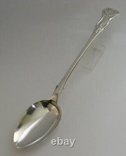 Rare Scottish Victorian Solid Sterling Silver Basting Spoon 1868 Antique 105g