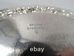 Stieff Plaques 525 Set 4 Baltimore Bread Butter American Sterling Silver