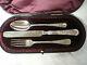 Travelling Cutlery Set Victorian Sterling Silver Londres 1900