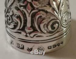 Un Antique Solide Silver'berthold Muller Cup Wager / Mariage Chester 1899
