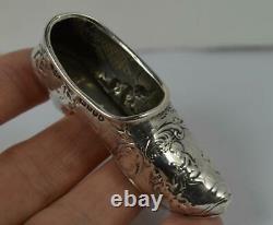 Victoren Néerlandais Import Sterling Silver Shoe Pin Coussin Holder