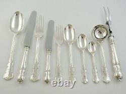 Victorian 18 Personnes Service Silver Canteen De Princess Cutlery Set, Londres 1898