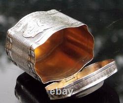 Victorian Duutch Paulus Riddersma Cabboes Solide Solide Loderein Doosje Scent Box