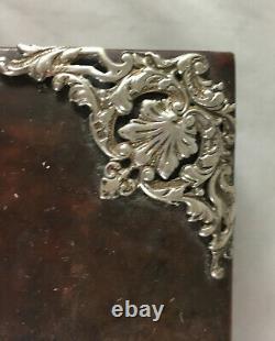 Victorian Silver & Faux Tortoiseshell Jewellery Box Cornelius Chester 1894 Aezx