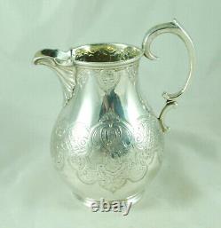 Victorian Silver Tea Set Barnards Londres 1840 1187g Fzx