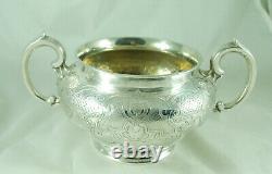Victorian Silver Tea Set Barnards Londres 1840 1187g Fzx